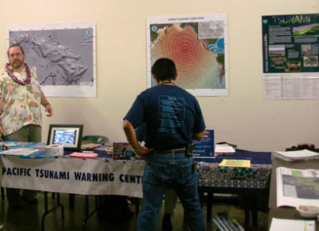 Tsunami prep fair Hilo, Hawaii